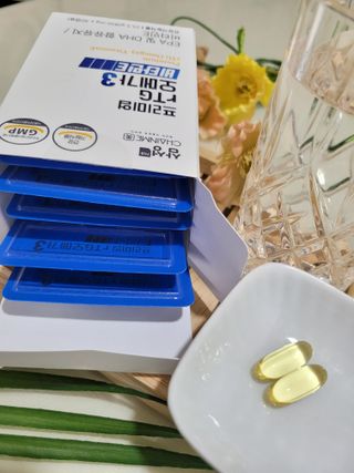 체인미 프리미엄 rTG 오메가3 비타민E 850mg x 30캡슐 — 5점을 준 리뷰어가 2021년 11월 올린 사용 사진