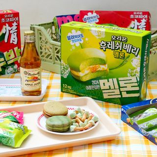 2024 오리온 여름한정판 초코파이 수박 / 후레쉬베리 멜론 / 멜론송이 — 5점을 준 리뷰어가 2024년 8월 올린 사용 사진