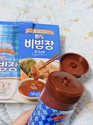 팔도비빔장 시그니처 380g 2개 — 5점을 준 리뷰어가 2022년 2월 올린 사용 사진
