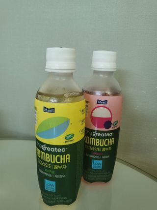 더그레잇티 콤부차 [매일유업] 더그레잇티 44kcal 콤부차 300ml *12개입 (오리지널 6개+베리리치 6개) — 5점을 준 리뷰어가 2023년 8월 올린 사용 사진