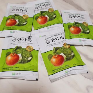 즙한가득 양배추사과즙/석류즙 30포, 선물박스 택1 — 5점을 준 리뷰어가 2022년 1월 올린 사용 사진