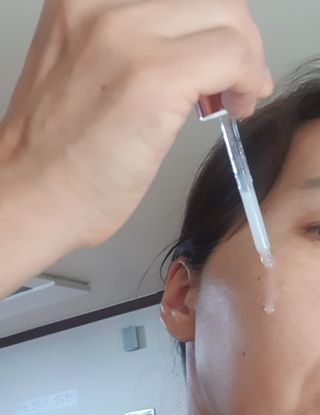 나우 [리브엠] 123억개 엑소좀으로 채운 눈부신 광채, 엑소코어 화이트닝 텐션 앰플 — 5점을 준 리뷰어가 2023년 9월 올린 사용 사진