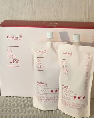 12월 15일 출시, 건강기능식품 브랜드 본리브 나 다운 시작 제품 3종 — 5점을 준 리뷰어가 2021년 1월 올린 사용 사진