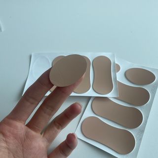 3M 넥스케어 물집방지쿠션테이프 1매 + 물집방지패드 10매 — 5점을 준 리뷰어가 2024년 5월 올린 사용 사진