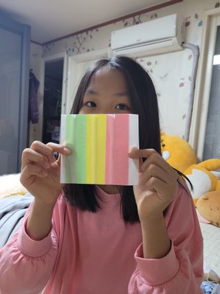 (주) 피치코리아 레인보우 롤팝젤리 후르츠믹스x10개입 — 5점을 준 리뷰어가 2023년 11월 올린 사용 사진