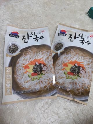 [한면원] 잔치국수 2인분 — 3점을 준 리뷰어가 2022년 7월 올린 사용 사진