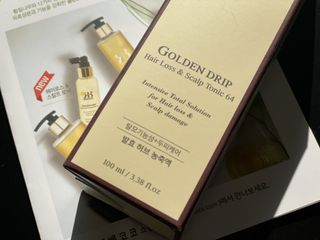 레베코코 골든드립 헤어로스앤 스칼프 토닉 64 — 5점을 준 리뷰어가 2021년 11월 올린 사용 사진