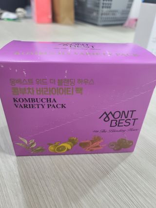 몽베스트 위드더 블랜딩 하우스 콤부차 _ 버라이어티팩 — 4.5점을 준 리뷰어가 2023년 6월 올린 사용 사진