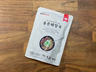 요리반상회 용문해장국 2팩 + 뚝배기 1개 — 4점을 준 리뷰어가 2021년 3월 올린 사용 사진
