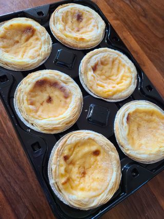 디앙뜨 포르투갈 에그타르트 오리지널 맛+패션후르츠 맛 중 택1 — 4점을 준 리뷰어가 2021년 7월 올린 사용 사진