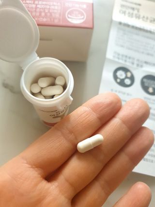 메이준뉴트리 메이준쎌 편안해질 여성유산균 — 5점을 준 리뷰어가 2021년 3월 올린 사용 사진