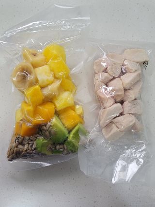 수플먼트 나는 마신닭!! 닭가슴살 주스키트, 먹기 힘들었던 닭가슴살 이제는 마시자 — 4점을 준 리뷰어가 2023년 3월 올린 사용 사진