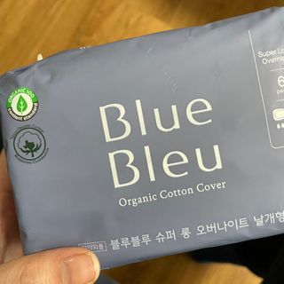 블루블루 유기농 순면 커버 생리대 — 5점을 준 리뷰어가 2021년 1월 올린 사용 사진