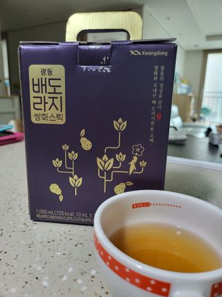 광동생활건강 나우 [광동] 배도라지 쌍화스틱 10mL x 100포 — 5점을 준 리뷰어가 2023년 2월 올린 사용 사진