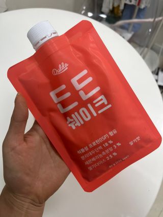 [덜다] 든든 식물성 단백질 쉐이크 40g X 7입 (곡물/딸기) — 5점을 준 리뷰어가 2023년 8월 올린 사용 사진