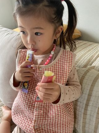 다나음 180도 칼슘젤리+아연면역젤리 — 4점을 준 리뷰어가 2021년 12월 올린 사용 사진