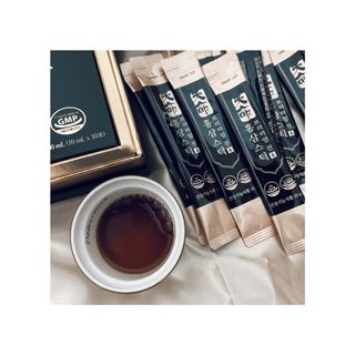 헬스업_천명진프리미엄홍삼스틱_10ml x 30포 — 5점을 준 리뷰어가 2021년 2월 올린 사용 사진