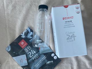 클린24시간 1BOX(5포) + 전용보틀(500ml) — 5점을 준 리뷰어가 2023년 7월 올린 사용 사진