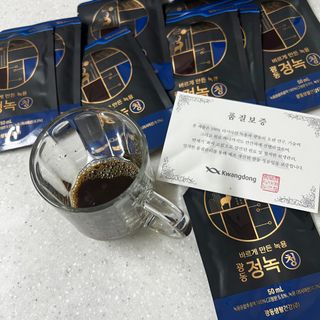 광동생활건강 [광동] 바르게 만든 녹용, 광동정녹청 — 5점을 준 리뷰어가 2021년 12월 올린 사용 사진
