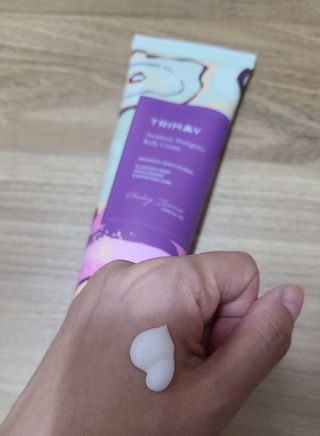 트리마이 주름개선 기능성의 퍼퓸 바디케어, 힐링 베리어 바디크림 3종 택1 — 5점을 준 리뷰어가 2022년 10월 올린 사용 사진