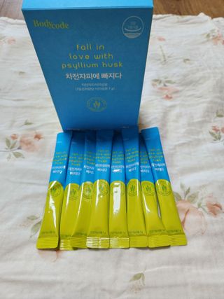 메디포스트 모비타 바디코드 식이섬유 차전자피에 빠지다 30포 — 5점을 준 리뷰어가 2022년 12월 올린 사용 사진