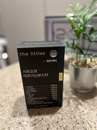 더리틀스 시트오르 아르기닌부스터 — 5점을 준 리뷰어가 2022년 11월 올린 사용 사진