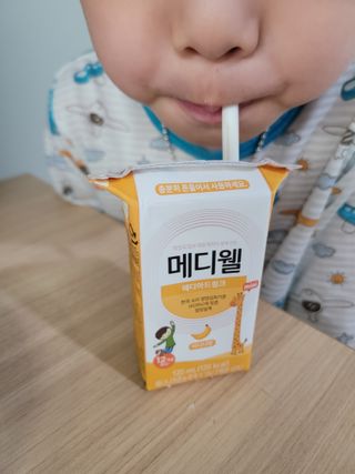 메디웰 페디아드링크 미니 바나나맛 — 4.5점을 준 리뷰어가 2022년 8월 올린 사용 사진
