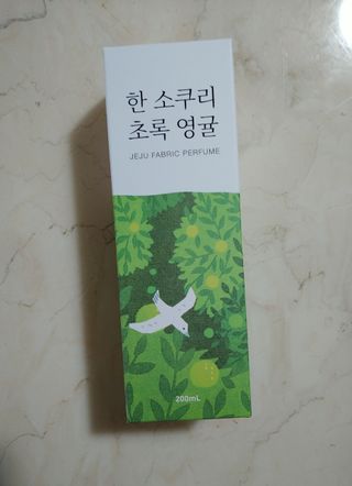 르플랑 한소쿠리초록영귤, 섭지에 유채피우다, 비자림의 아침이슬, 동백길 걷다, 협재의 아침바람 200ml 5종 중 택1 — 5점을 준 리뷰어가 2021년 7월 올린 사용 사진