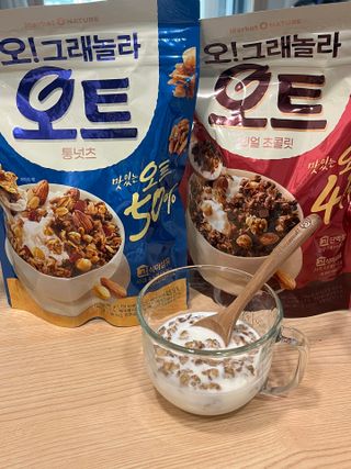마켓오네이처 오!그래놀라 오트 — 4.5점을 준 리뷰어가 2024년 4월 올린 사용 사진
