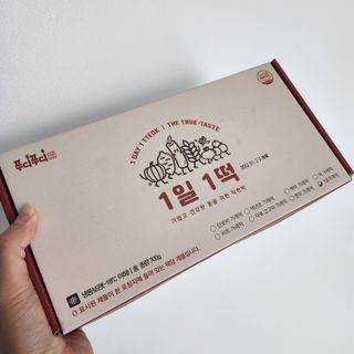 푸디푸디 1일1떡  가래떡 낱개포장 아침식사 식사대용 7종 세트 혼합 (14개입) — 5점을 준 리뷰어가 2022년 7월 올린 사용 사진