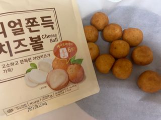 가치식탁 리얼쫀득치즈볼 — 5점을 준 리뷰어가 2021년 2월 올린 사용 사진