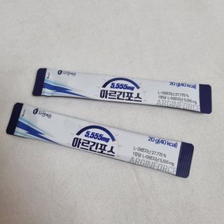자연에온 아르긴포스 L-아르기닌 5555mg 스틱 15개입 1박스 — 5점을 준 리뷰어가 2021년 5월 올린 사용 사진