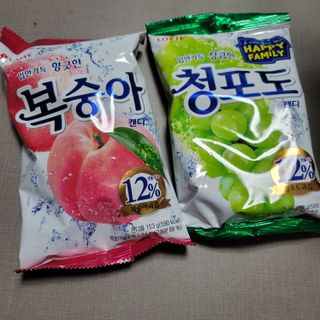 청포도캔디 복숭아캔디 — 5점을 준 리뷰어가 2022년 11월 올린 사용 사진