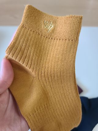 [사이즈가 있는 양말 필로이] 남/여 골지 발목 양말 4족 세트 남【S, M, L, XL】여【S, M, L】_컬러 랜덤 — 5점을 준 리뷰어가 2022년 6월 올린 사용 사진