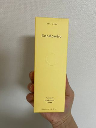스킨큐어 산다화 비타민c 화이트닝 토너 150ml — 5점을 준 리뷰어가 2022년 2월 올린 사용 사진