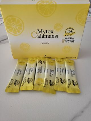 신보웰빙 마이톡스 깔라만시환 1박스/56포 — 5점을 준 리뷰어가 2022년 12월 올린 사용 사진