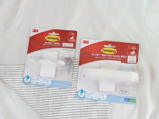 3M 클립이 유연한 칫솔걸이 + 물받이 분리 가능 비누 받침대 — 5점을 준 리뷰어가 2024년 5월 올린 사용 사진
