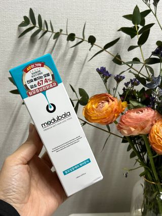 모두발라 탈모집중케어 헤어토닉 — 5점을 준 리뷰어가 2022년 1월 올린 사용 사진