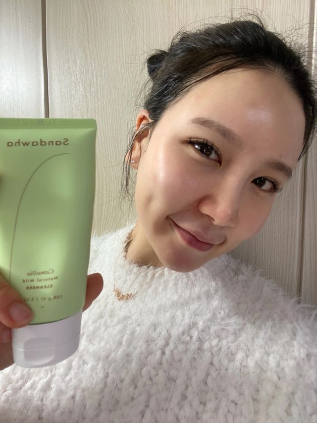 산다화 울트라 젠틀 약산성 세안제 리뷰 사진
