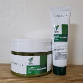 랑벨 랑바이오 블랙 시카 크림 50ml(블랙비 프로폴리스, 시카 4종, 판테놀 10 함유) — 5점을 준 리뷰어가 2022년 6월 올린 사용 사진