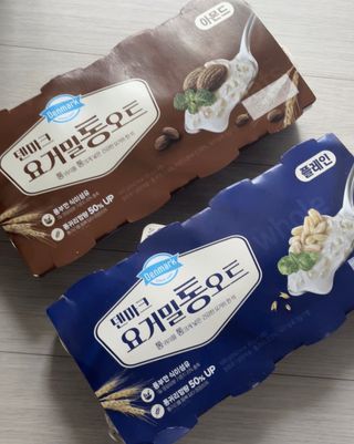프리 [2종 패키지]덴마크 요거밀 통오트 요거트(플레인/아몬드) — 5점을 준 리뷰어가 2025년 7월 올린 사용 사진