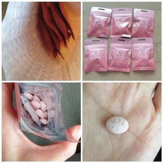 입 냄새 완화에 도움을 주는 에티켓 캔디 복숭아맛 앳캔디 — 5점을 준 리뷰어가 2020년 12월 올린 사용 사진