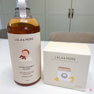 라라앤모어 유아 액체세제+세탁기클리너 — 5점을 준 리뷰어가 2022년 3월 올린 사용 사진
