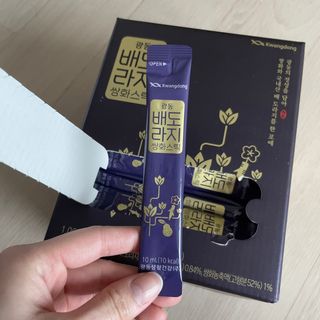 광동생활건강 나우 [광동] 배도라지 쌍화스틱 10mL x 100포 — 5점을 준 리뷰어가 2023년 3월 올린 사용 사진
