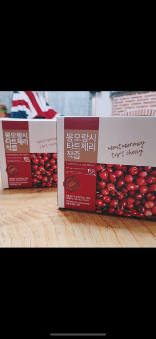 자연에온 몽모랑시 타트체리 착즙 100mL 10개입 2BOX — 5점을 준 리뷰어가 2021년 1월 올린 사용 사진