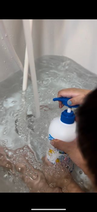 포멀비 키즈 3in1 1000ml /  베이비파우더향 — 5점을 준 리뷰어가 2025년 7월 올린 사용 사진