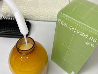 방방곳곳 편림초 마이크로바이옴 샴푸 — 5점을 준 리뷰어가 2022년 5월 올린 사용 사진