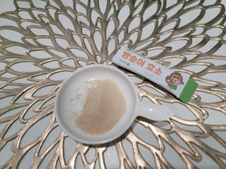 아이비웰니스 빵순이 식탁 위의 필수템! 빵순이 효소 키위맛 100포 + 석류맛 14포 (총 114포) — 5점을 준 리뷰어가 2023년 1월 올린 사용 사진