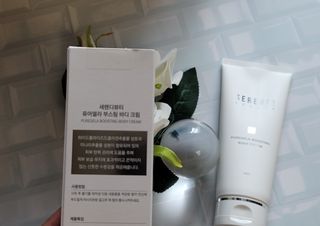 세렌디뷰티 퓨어델라 부스팅 바디크림 — 4점을 준 리뷰어가 2021년 8월 올린 사용 사진