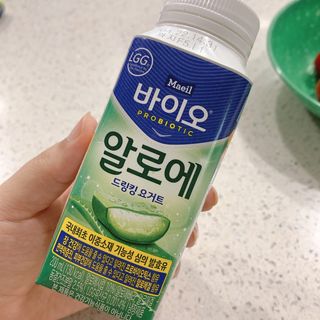 LIVE 매일바이오 알로에 드링킹 요거트 — 4.5점을 준 리뷰어가 2022년 4월 올린 사용 사진